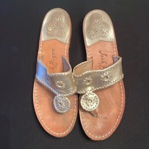 Jack Rogers Gold Flats